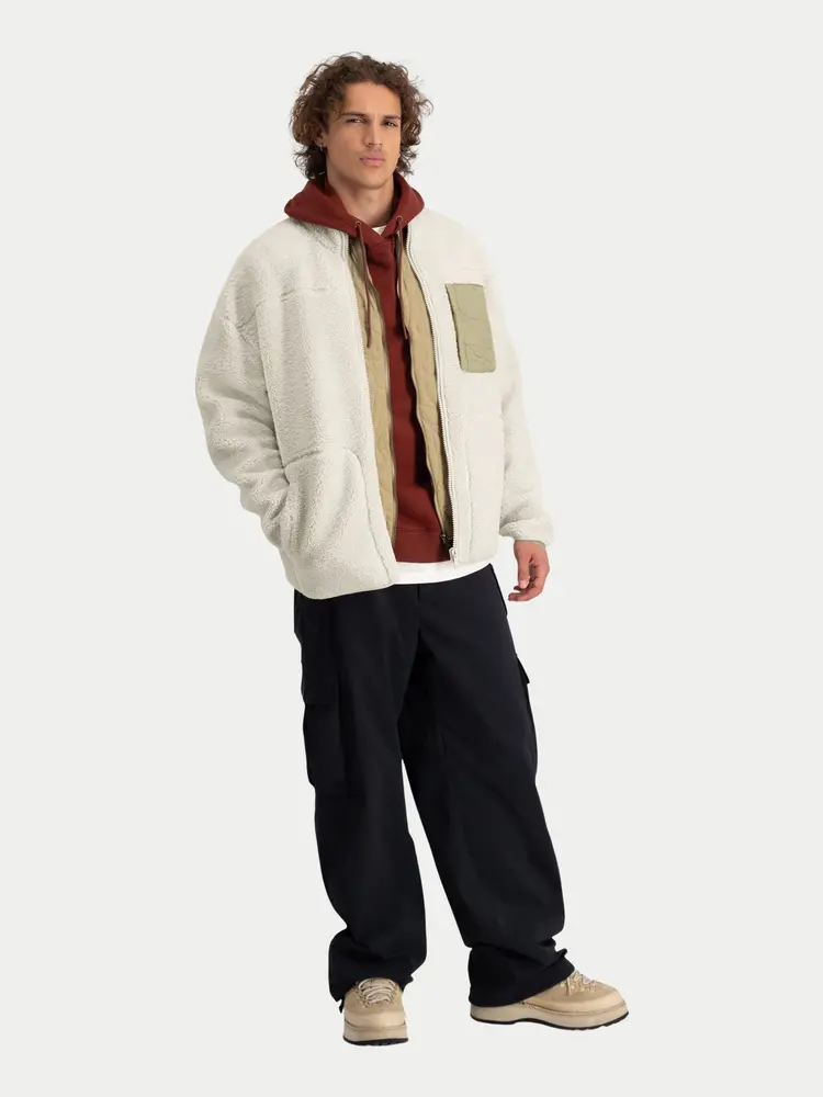 Law Of The Sea X Poederbaas Rhea Sherpa Jacket Aluminium