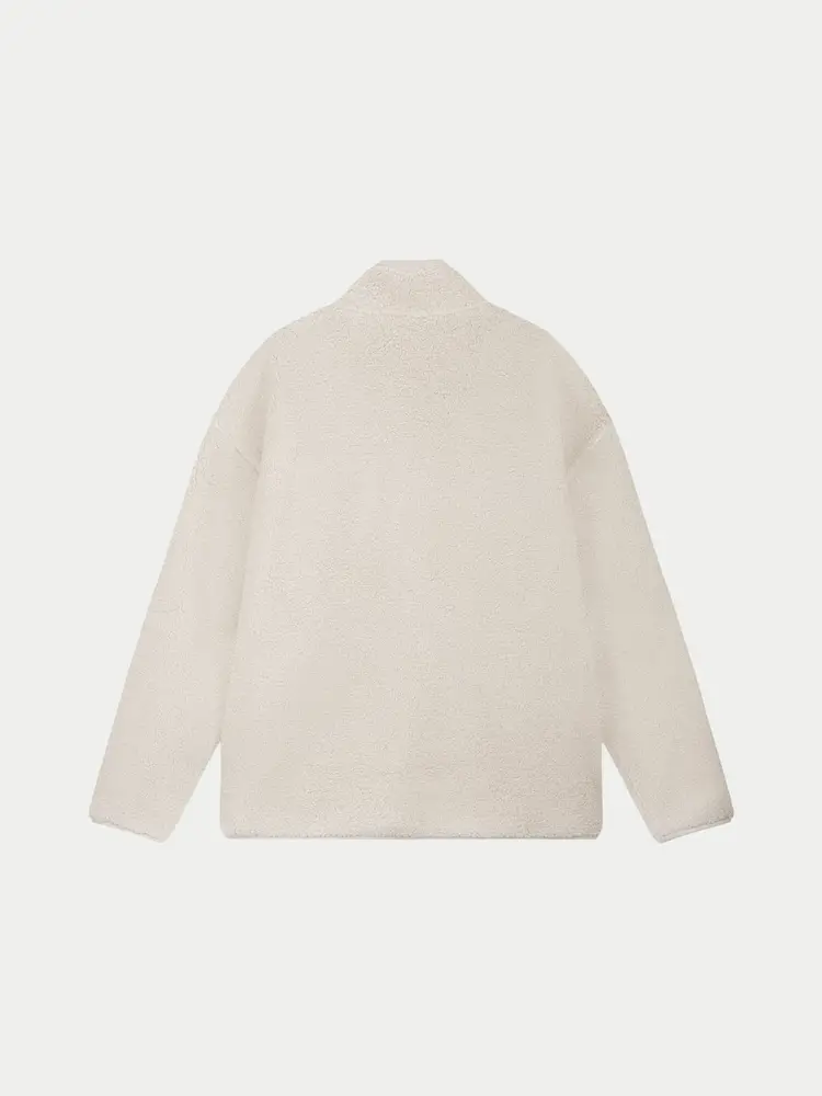 Law Of The Sea X Poederbaas Rhea Sherpa Jacket Aluminium