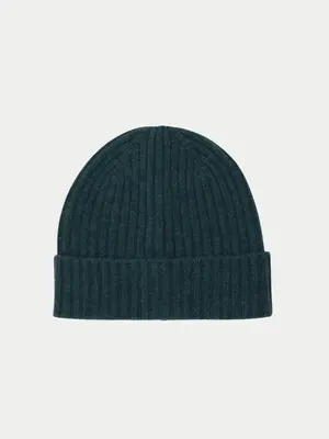 Wax London Brook Beanie Forest Green