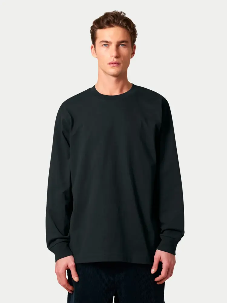 Stuen Longsleeve Shirt Black
