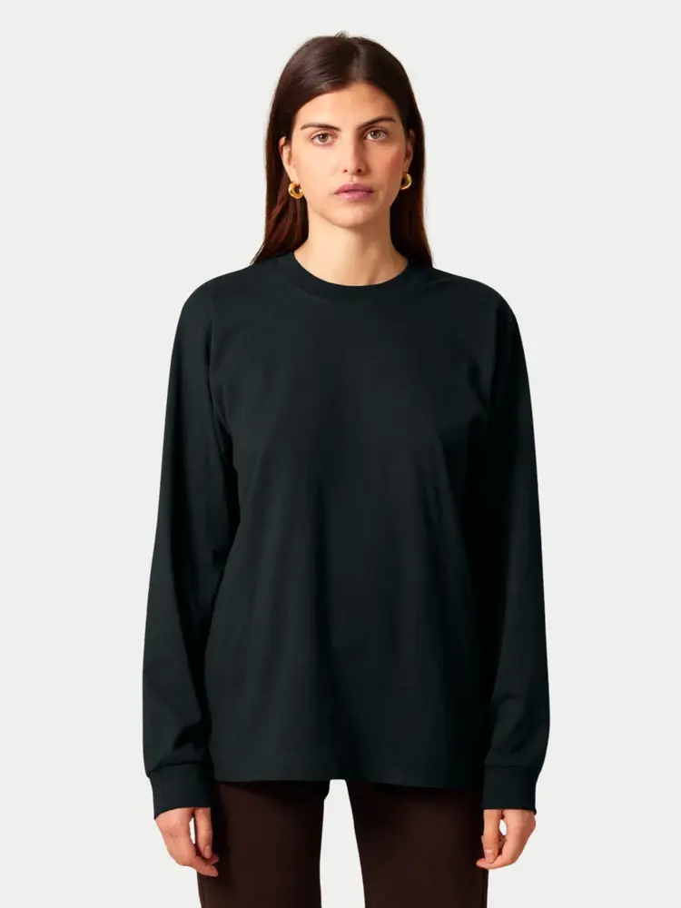 Stuen Longsleeve Shirt Black