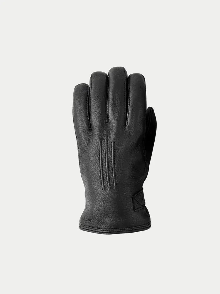 Hestra Deerskin Lambskin Glove Black