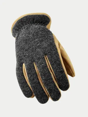 Hestra Noah Glove Charcoal & Tan