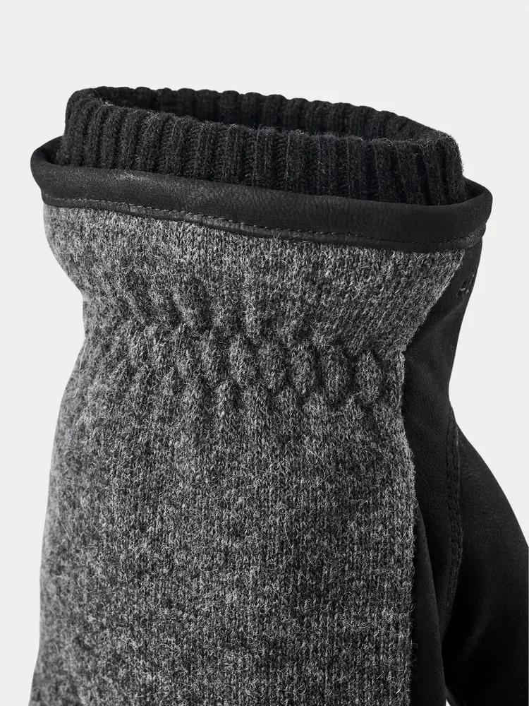 Hestra Noah Glove Charcoal & Black