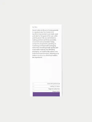 Ascent Parfum Refill Purple