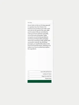 Ascent Parfum Refill Green