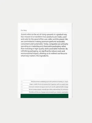 Ascent Parfum Starterpack Green