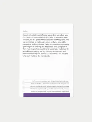 Ascent Parfum Starterpack Purple