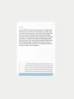 Ascent Parfum Starterpack Blue