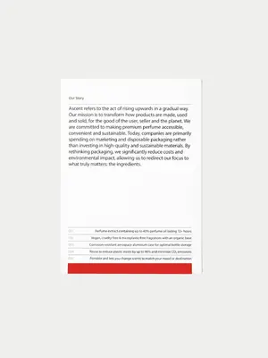 Ascent Parfum Starterpack Red