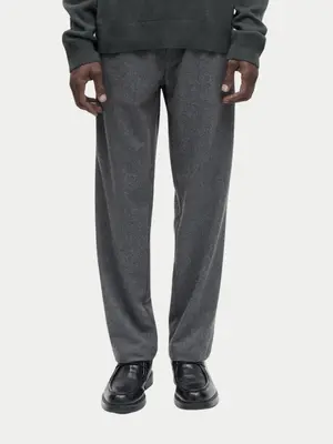 Samsøe Samsøe Sabertil Trousers Dark Grey Melange