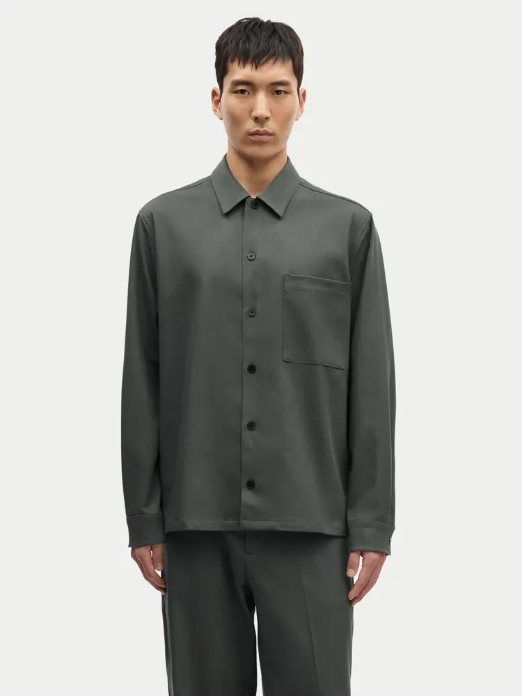 Samsøe Samsøe Sadamon GO Shirt Dark Evergreen