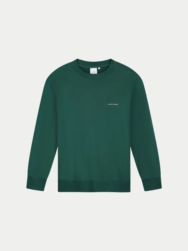 Law Of The Sea Themis Artwork Crewneck Sweat Sea Moss