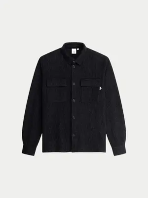 Law Of The Sea Omnia Technical Wool Blend Shirt Pine Green