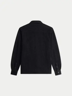 Law Of The Sea Omnia Technical Wool Blend Shirt Pine Green