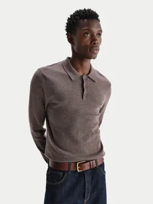 Wax London Oban Worsted Wool Brown Marl