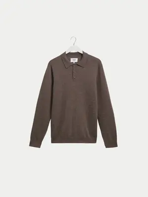 Wax London Oban Worsted Wool Brown Marl