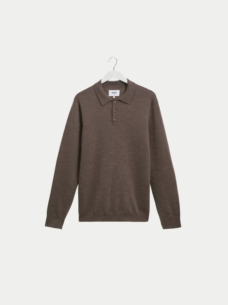 Wax London Oban Worsted Wool Brown Marl