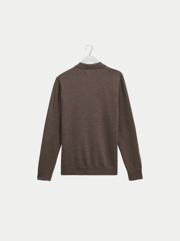 Wax London Oban Worsted Wool Brown Marl