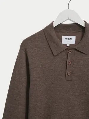 Wax London Oban Worsted Wool Brown Marl
