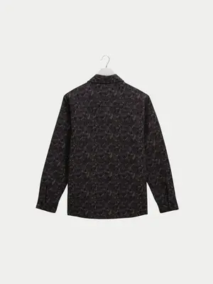 Wax London Whiting Overshirt Camo Jacquard