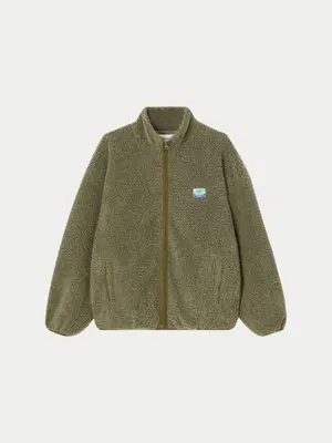 American Vintage Hoktown Fleece Jacket Green