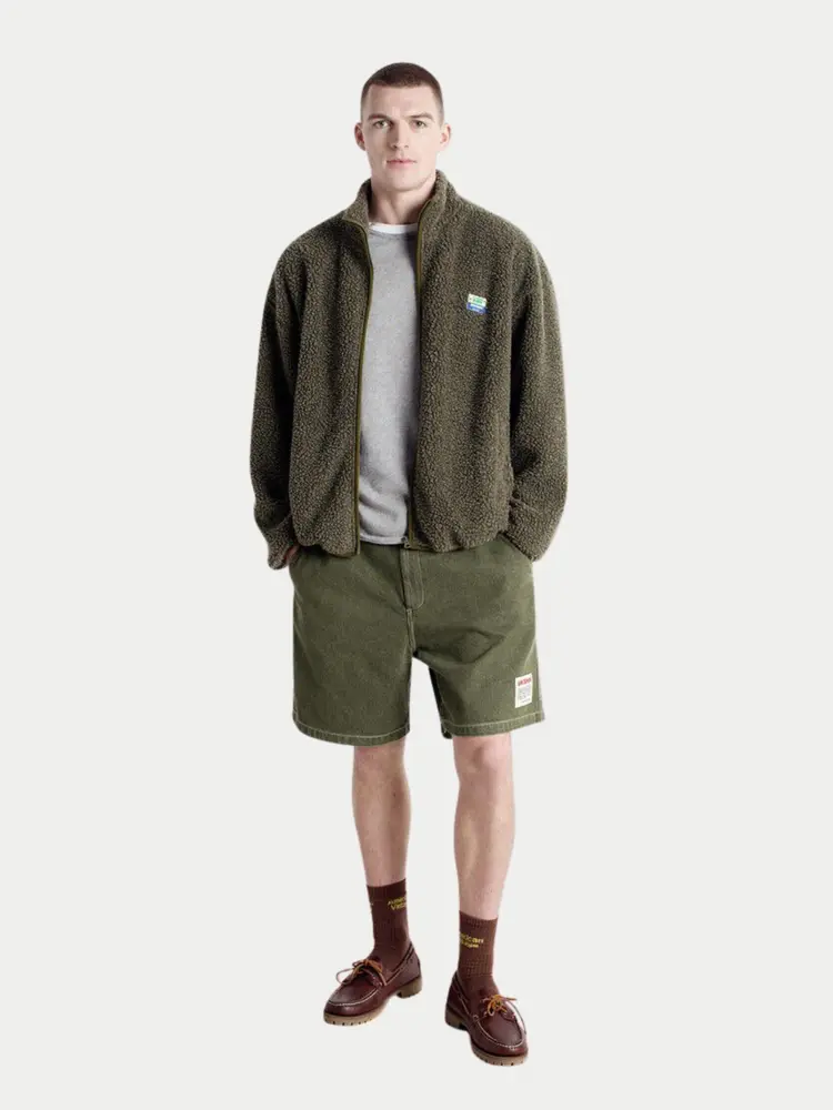 American Vintage Hoktown Fleece Jacket Green