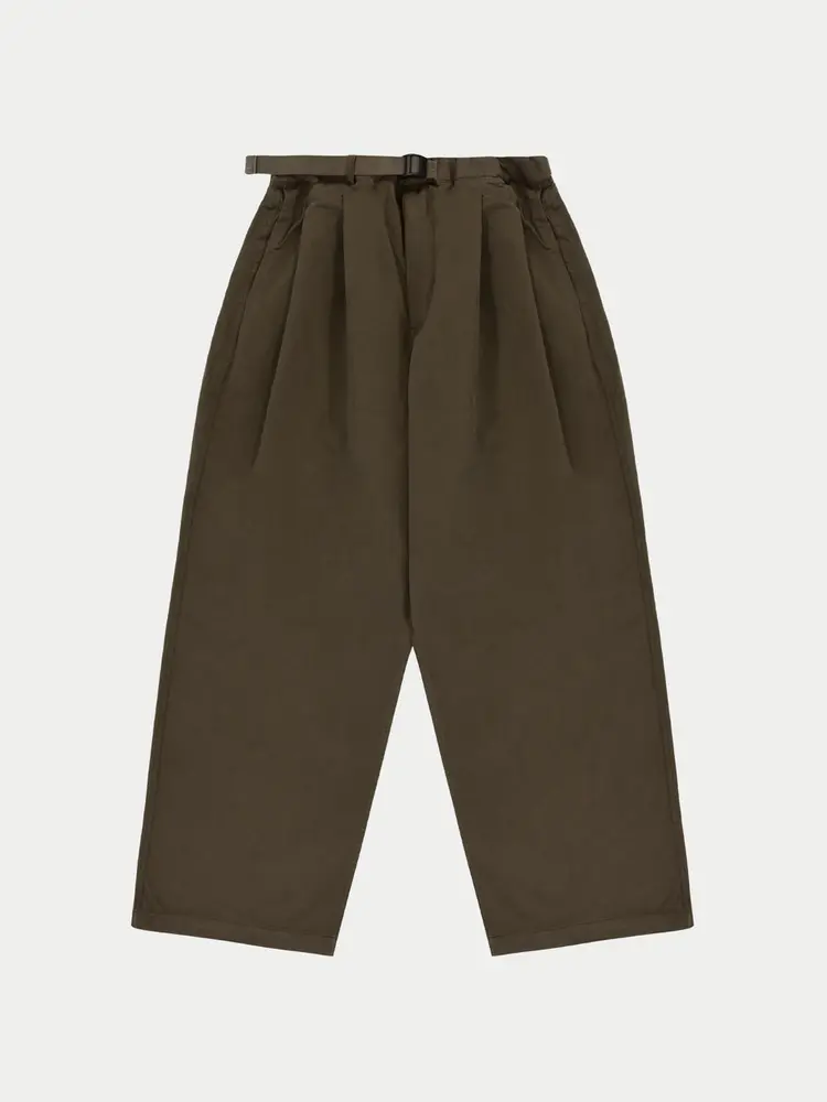 Kappy Two Tuck Wide Pants Brown
