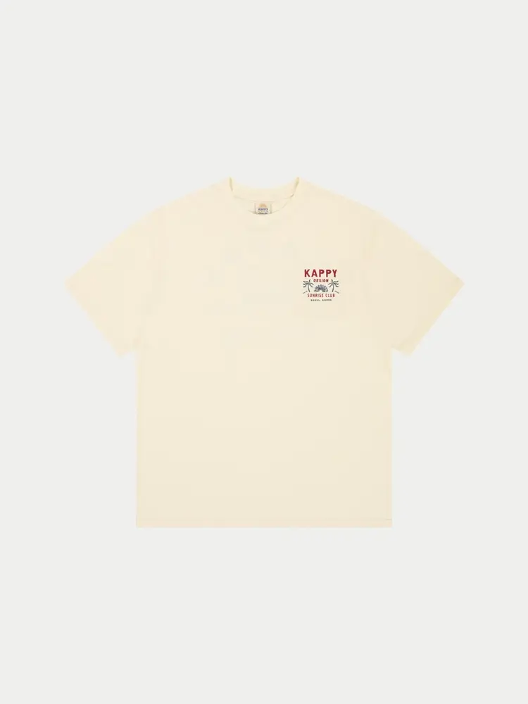 Kappy Palm Coast Half T-shirt Cream