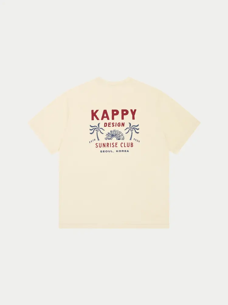 Kappy Palm Coast Half T-shirt Cream