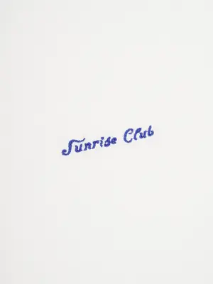 Kappy  Slub Cotton Half T-shirt White