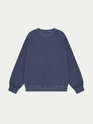 Kappy Pigment Sweat Shirt Vintage Navy