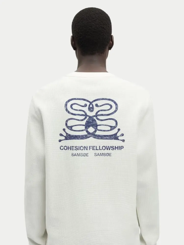 Samsøe Samsøe Samsøe Samsøe Safellow LS T-shirt Clear Cream