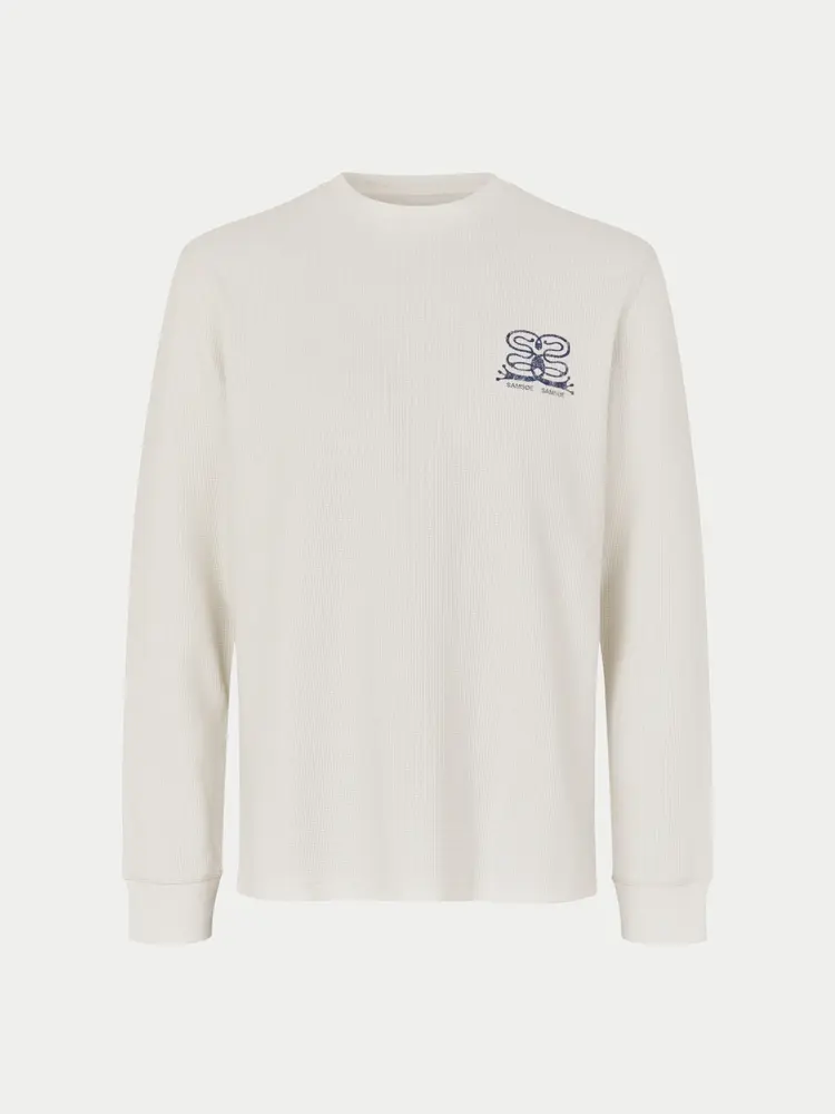Samsøe Samsøe Samsøe Samsøe Safellow LS T-shirt Clear Cream