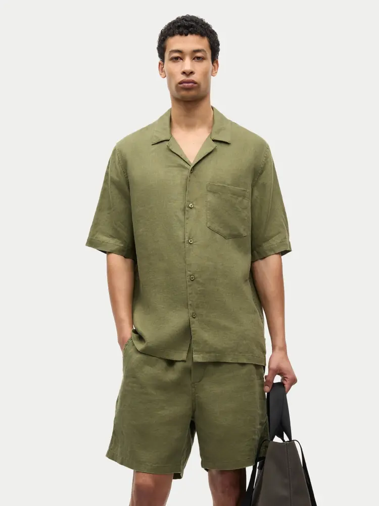 Samsøe Samsøe Oscar AP Shirt Burnt Olive