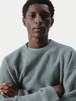 American Vintage Damsville Sweater Granite Melange