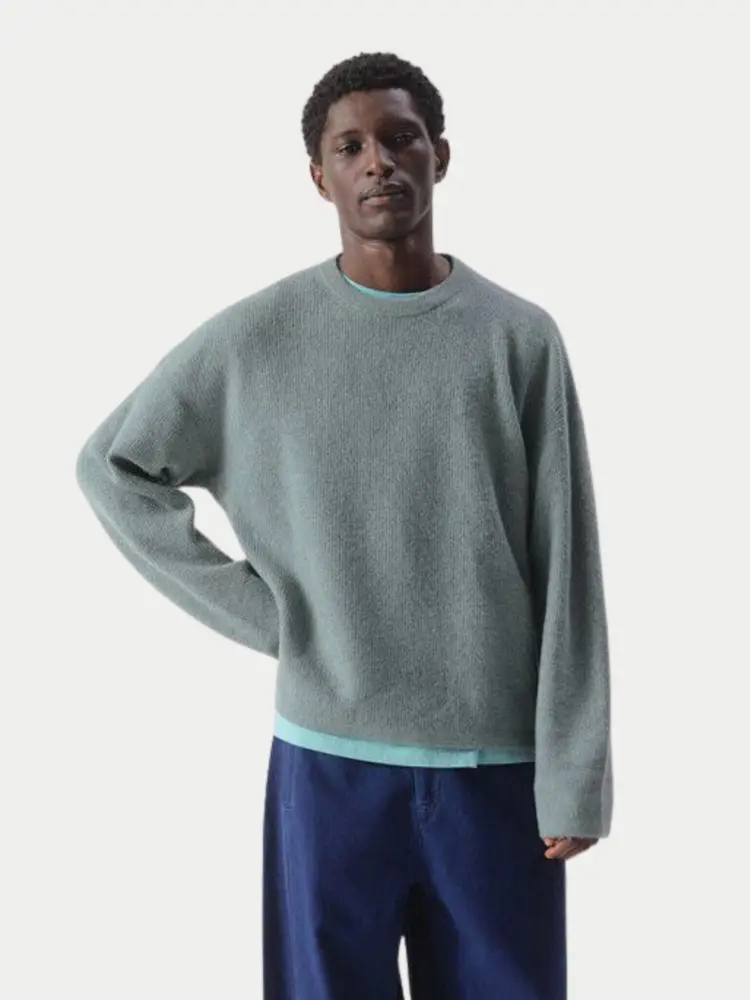 American Vintage Damsville Sweater Granite Melange