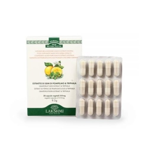 Lakshmi Grapefruit Seed Extract & Triphala - Capsules Lakshmi Grapefruit Seed Extract & Triphala - Capsules
