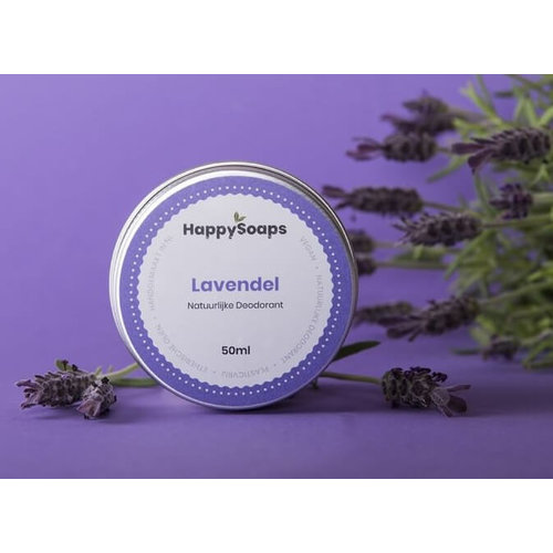 HappySoaps Natuurlijke Deodorant - Lavendel HappySoaps Natuurlijke Deodorant - Lavendel