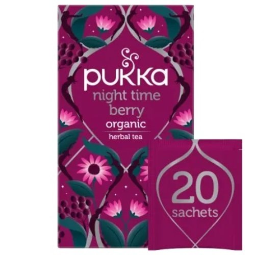Pukka Herbs Night Time Berry - Kruiden Thee (Rozenbottel & Valeriaan)