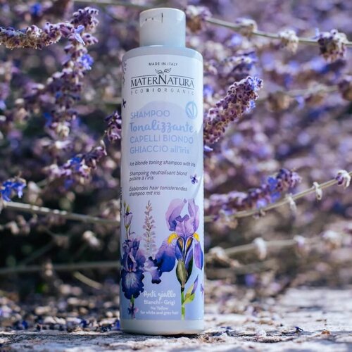 MaterNatura Zilvershampoo - Ice Blond Haar (Iris Bloem) MaterNatura Zilvershampoo - Ice Blond Haar (Iris Bloem)