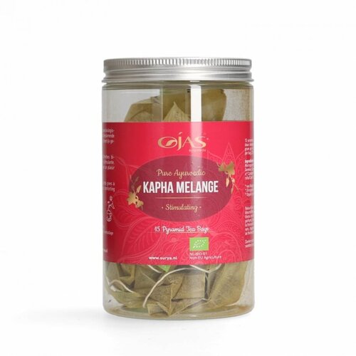 Ojas Ayurveda Kruidenthee Kapha Melange - Stimulating (Zuiverend & Verwarmend) Ojas Ayurveda Kruidenthee Kapha Melange - Stimulating (Zuiverend & Verwarmend)