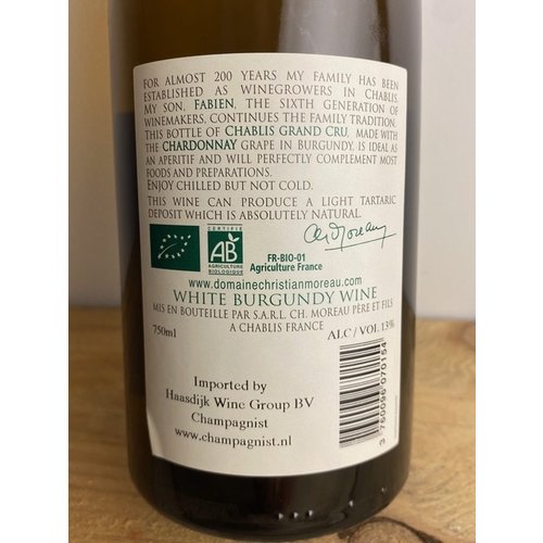 Domaine Christian Moreau Père & Fils Chablis Grand Cru Valmur