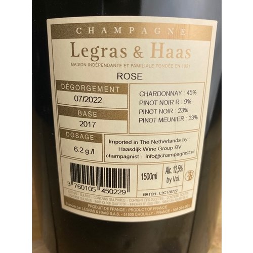 Champagne Legras & Haas Rosé Magnum