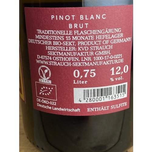 Strauch Sektmanufaktur Pinot Blanc Brut
