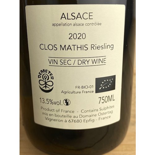 Domaine Ostertag Clos Mathis Riesling