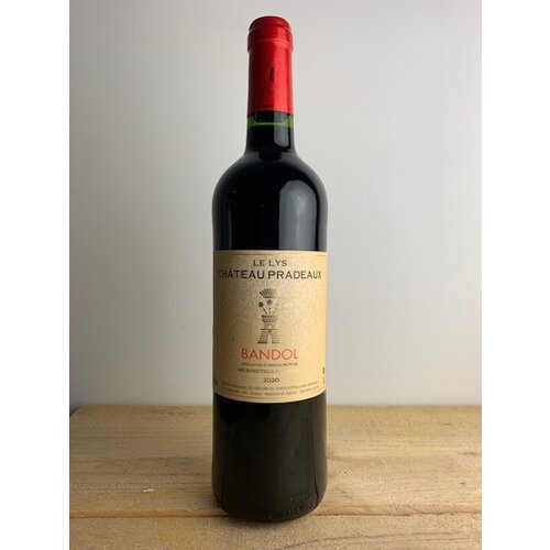 Chateau Pradeaux Le Lys de Chateau Pradeaux Bandol Rouge