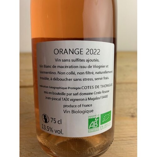 Domaine Coste Rousse Thalia Orange 2025 BIO