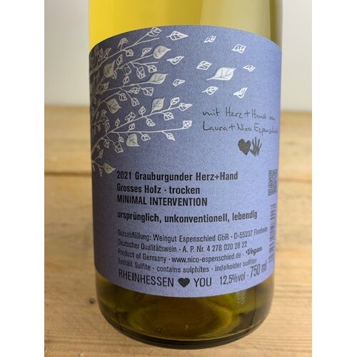 Weingut Espenhof Grauburgunder Herz + Hand 2025