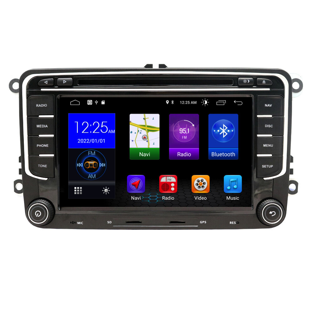 Autoradio GPS pour VW Seat & Skoda 7 , Carplay